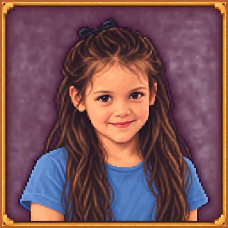 Pixel-art portrait of Alice.