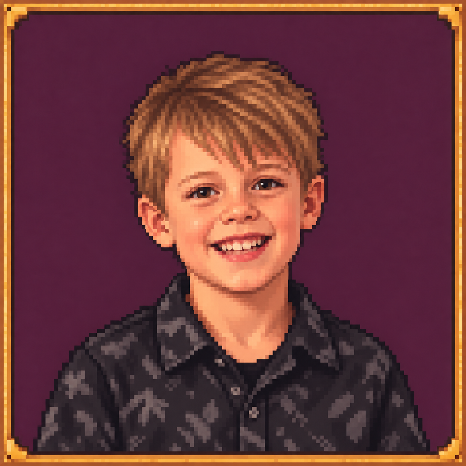 Pixel-art portrait of Tobiyas.
